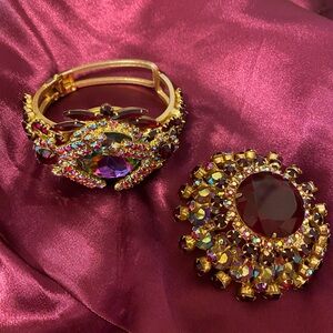 Vintage High End Bracelet and Brooch